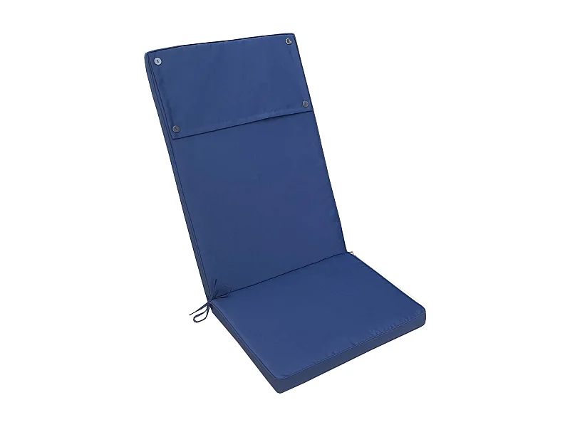 MilaniHome.it - Cuscino in poliestere sfoderabile e idrorepellente di design per esterno giardino cm 45 l x 150 p x 4 hdi coloreBlu