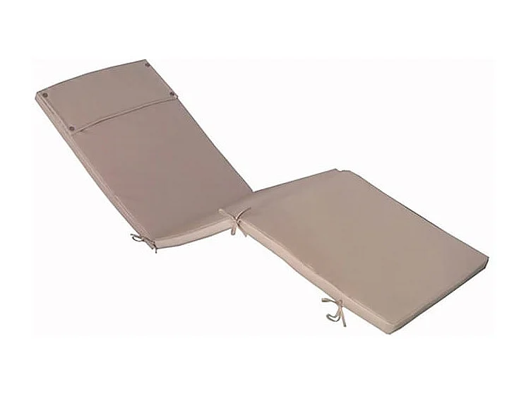 MilaniHome.it - Cuscino in poliestere sfoderabile e idrorepellente di design per esterno giardino cm 59 l x 194,5 p x 4 hdi coloreTortora