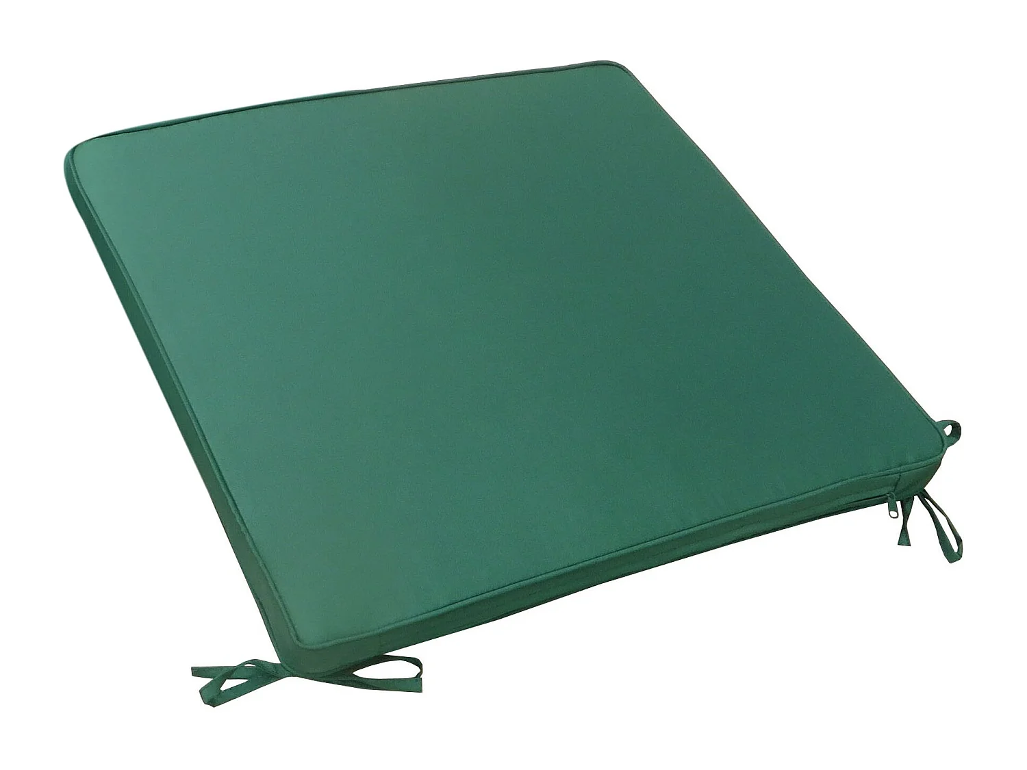 MilaniHome.it - Cuscino in poliestere sfoderabile e idrorepellente di design per esterno giardino cm 45 l x 50 p x 4 hdi coloreVerde