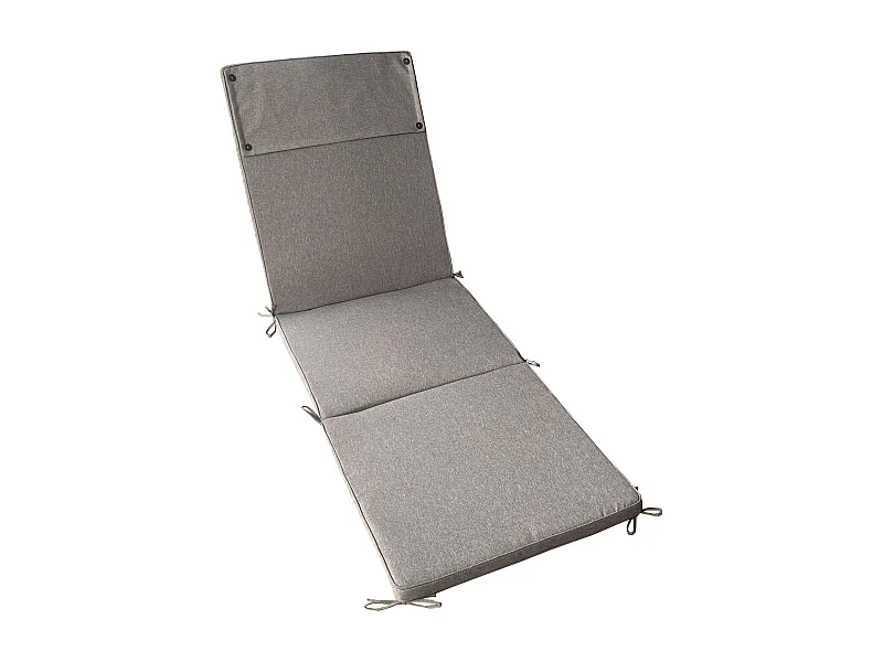 MilaniHome.it - Cuscino in poliestere sfoderabile e idrorepellente di design per esterno giardino cm 59 l x 194,5 p x 4 hdi coloreTortora