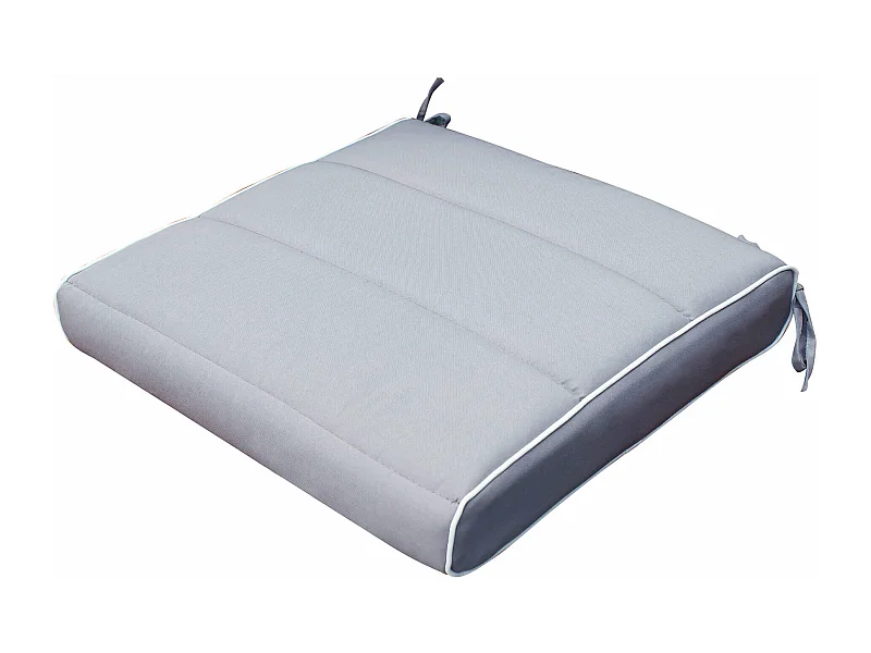 MilaniHome.it - Cuscino Seduta Doppia Cucitura Tortora Per Poltrona O Sedia Per Esterno Idrorepellenti Resistente All'Acquadi coloreGrigio