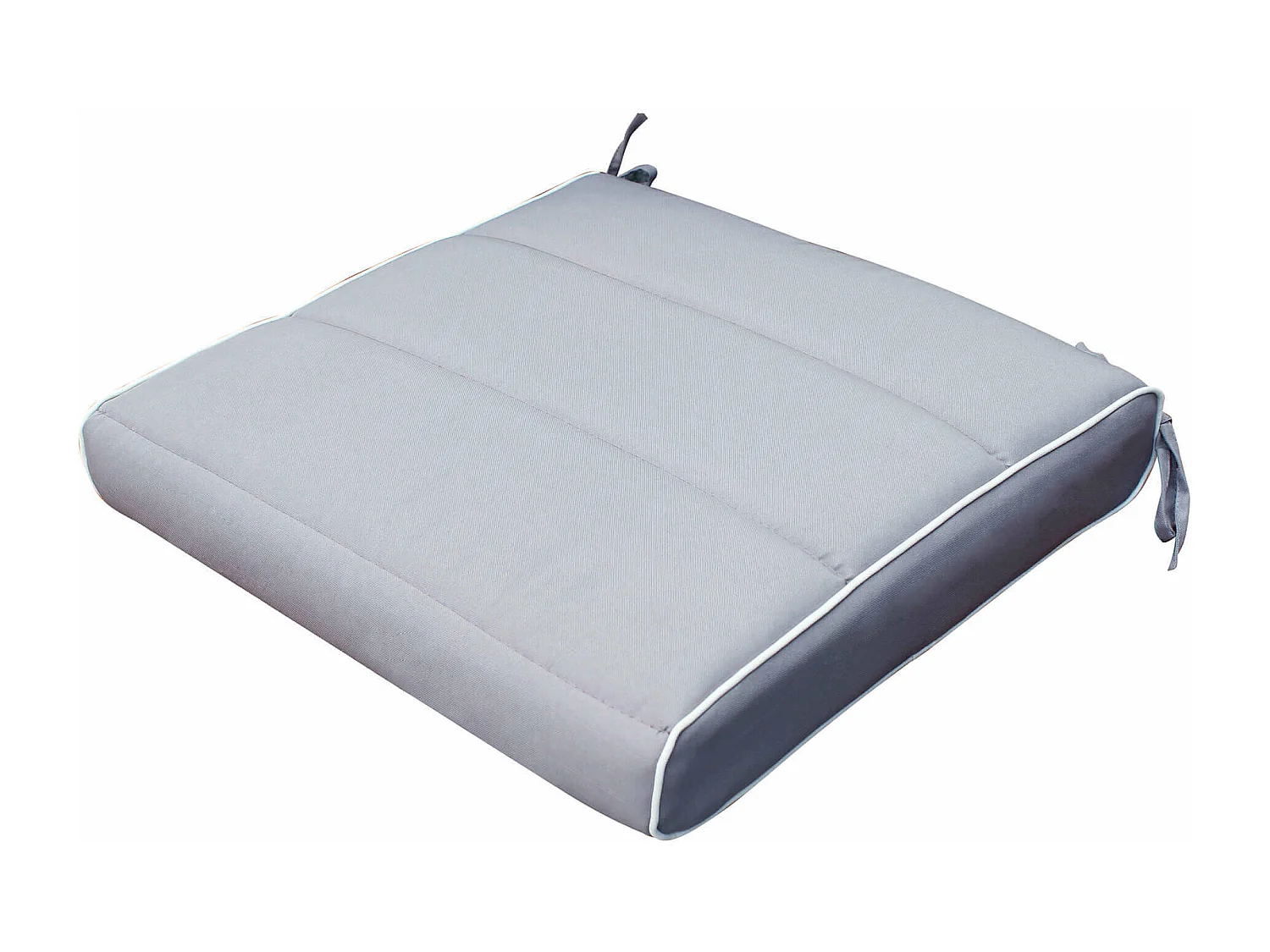 MilaniHome.it - Cuscino Seduta Doppia Cucitura Tortora Per Poltrona O Sedia Per Esterno Idrorepellenti Resistente All'Acquadi coloreGrigio