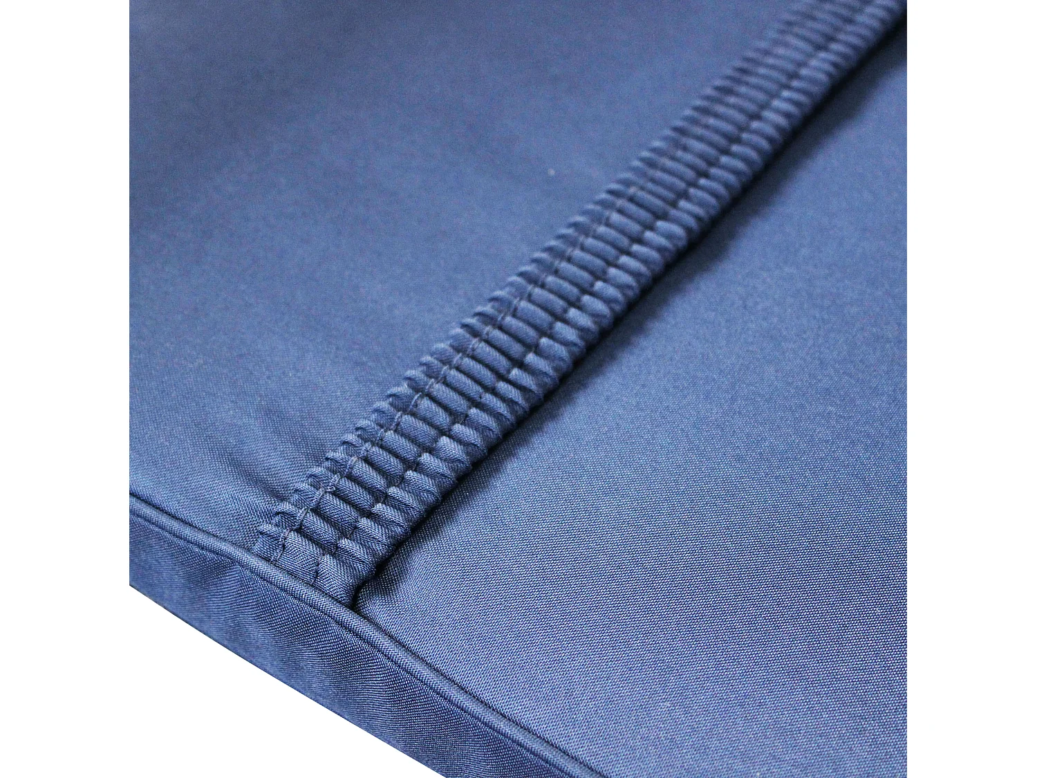 MilaniHome.it - Cuscino in poliestere sfoderabile e idrorepellente di design per esterno giardino cm 49 l x 175 p x 4 hdi coloreBlu