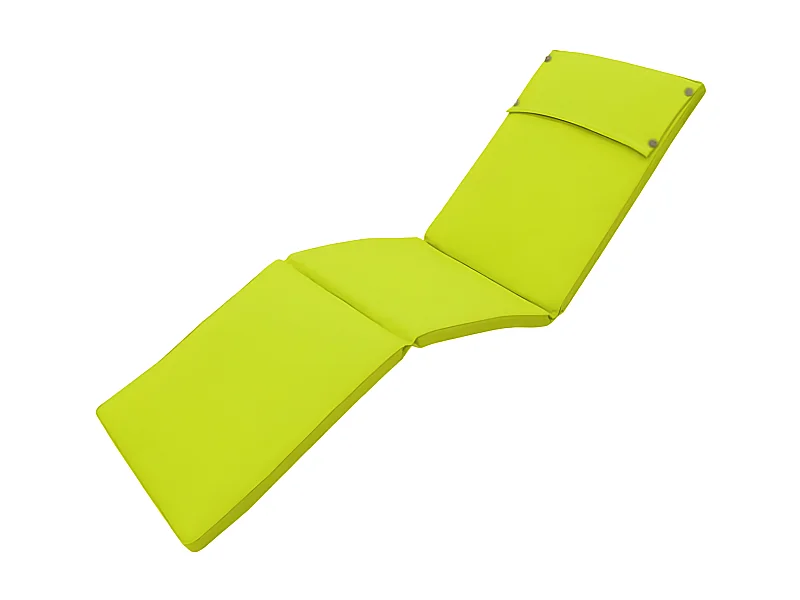 MilaniHome.it - Cuscino in poliestere sfoderabile e idrorepellente di design per esterno giardino cm 59 l x 194,5 p x 4 hdi coloreVerde lime