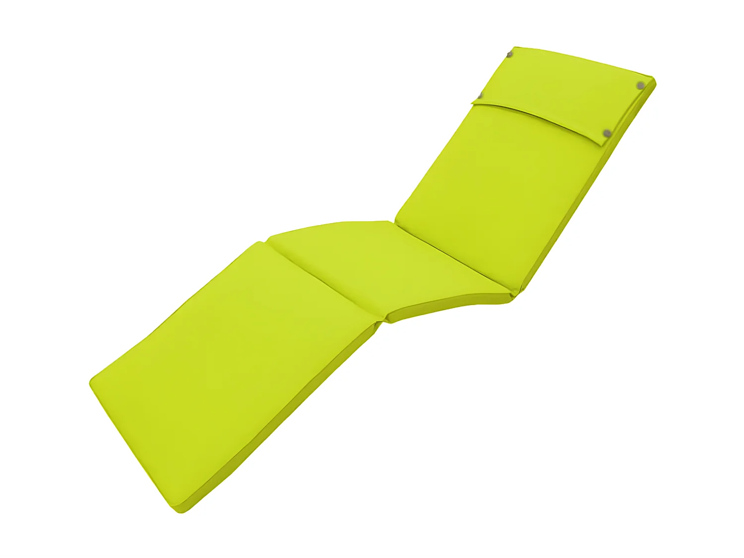 MilaniHome.it - Cuscino in poliestere sfoderabile e idrorepellente di design per esterno giardino cm 59 l x 194,5 p x 4 hdi coloreVerde lime