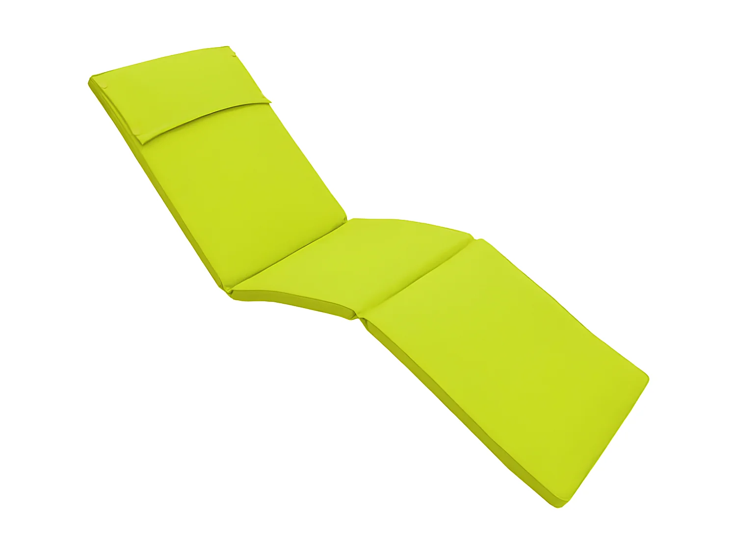 MilaniHome.it - Cuscino in poliestere sfoderabile e idrorepellente di design per esterno giardino cm 59 l x 194,5 p x 4 hdi coloreVerde lime