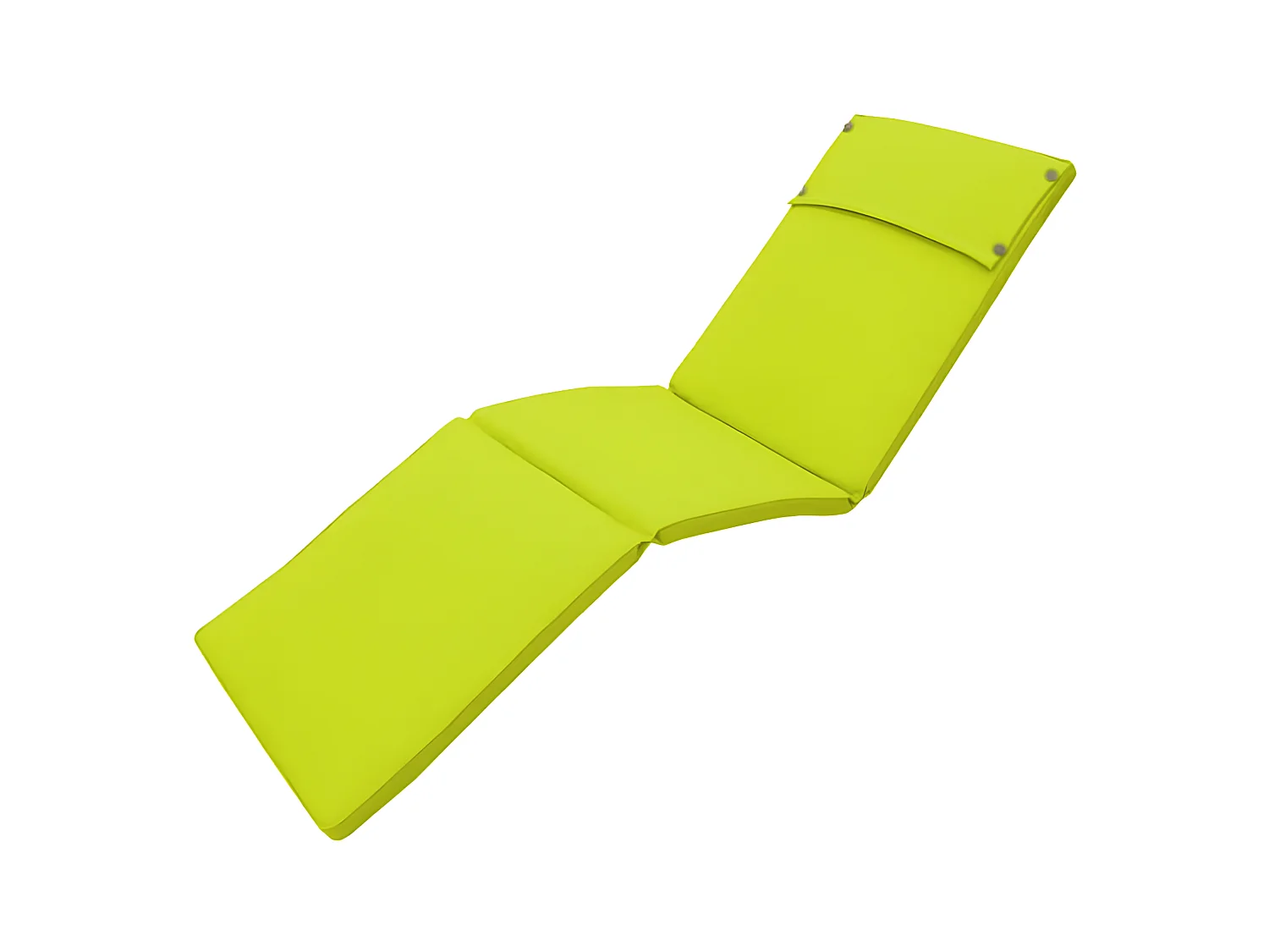 MilaniHome.it - Cuscino in poliestere sfoderabile e idrorepellente di design per esterno giardino cm 59 l x 194,5 p x 4 hdi coloreVerde lime