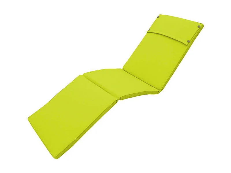 MilaniHome.it - Cuscino in poliestere sfoderabile e idrorepellente di design per esterno giardino cm 59 l x 194,5 p x 4 hdi coloreVerde lime