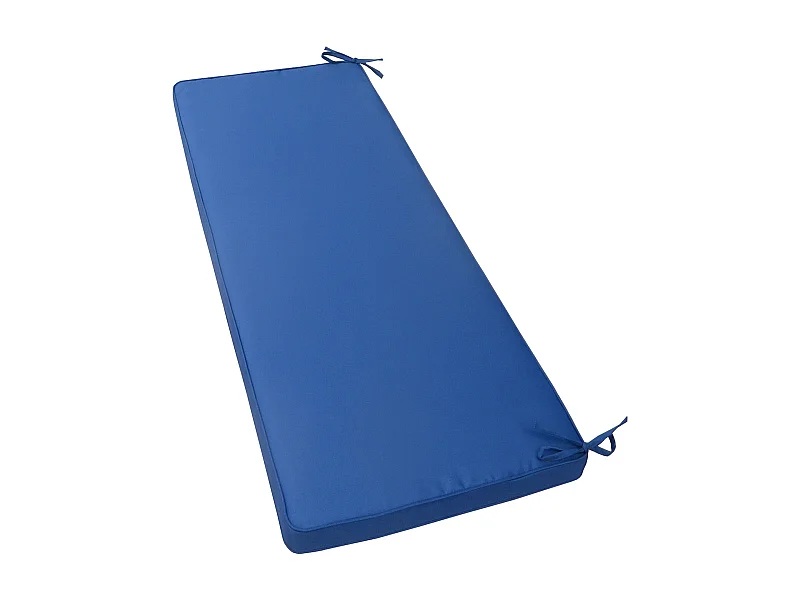 MilaniHome.it - Cuscino in poliestere sfoderabile e idrorepellente di design per esterno giardino cm 150 l x 45 p x 4 hdi coloreBlu