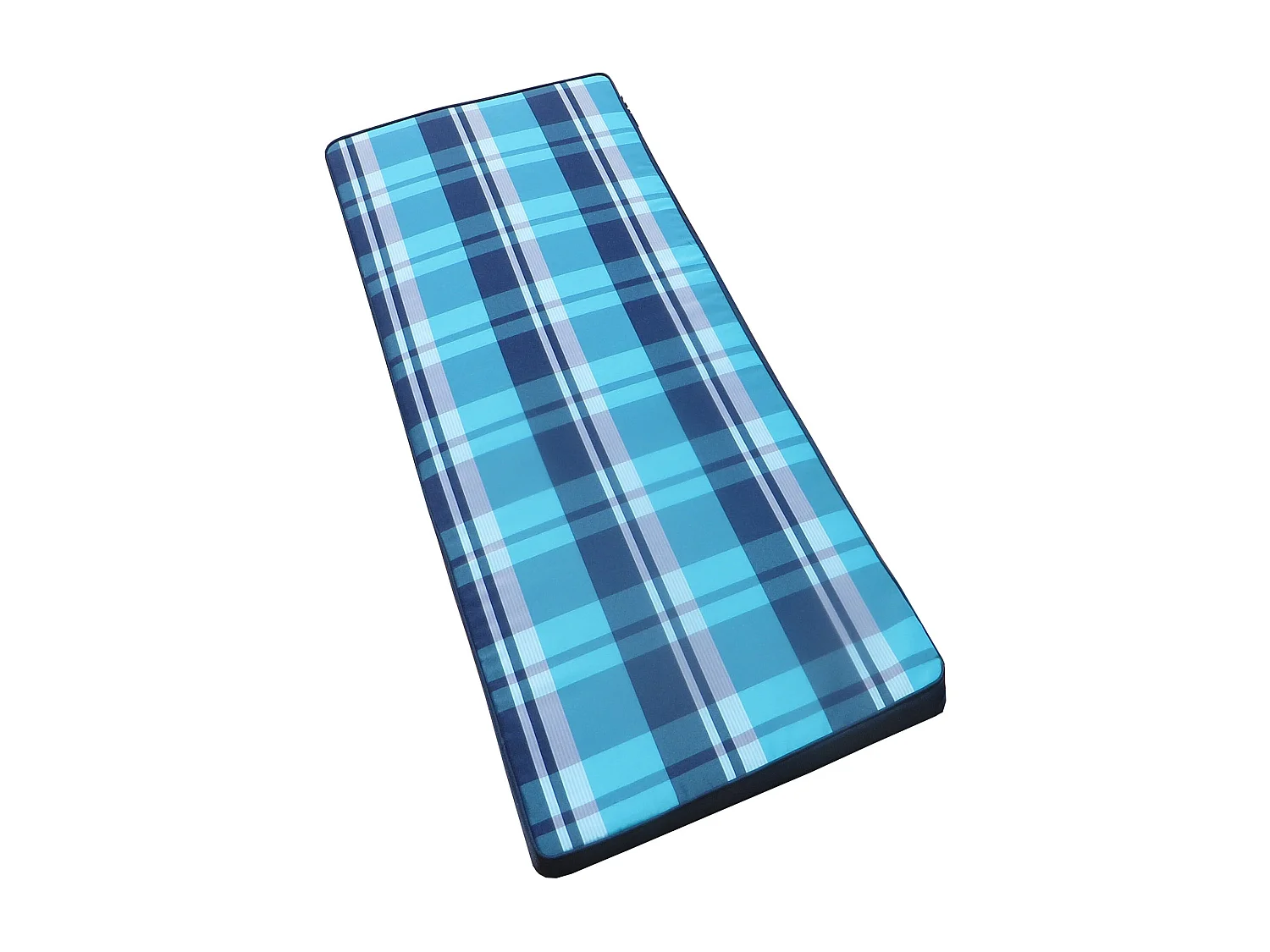 MilaniHome.it - Cuscino in poliestere sfoderabile e idrorepellente di design per esterno giardino cm 150 l x 45 p x 4 hdi coloreBlu