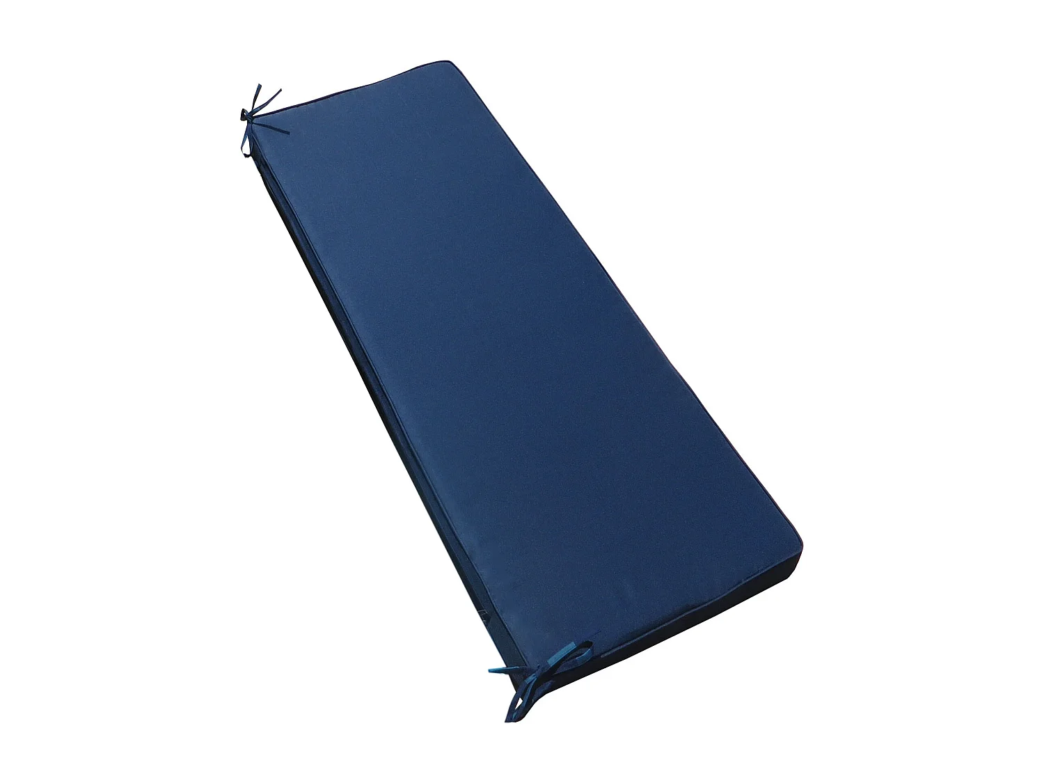 MilaniHome.it - Cuscino in poliestere sfoderabile e idrorepellente di design per esterno giardino cm 150 l x 45 p x 4 hdi coloreBlu