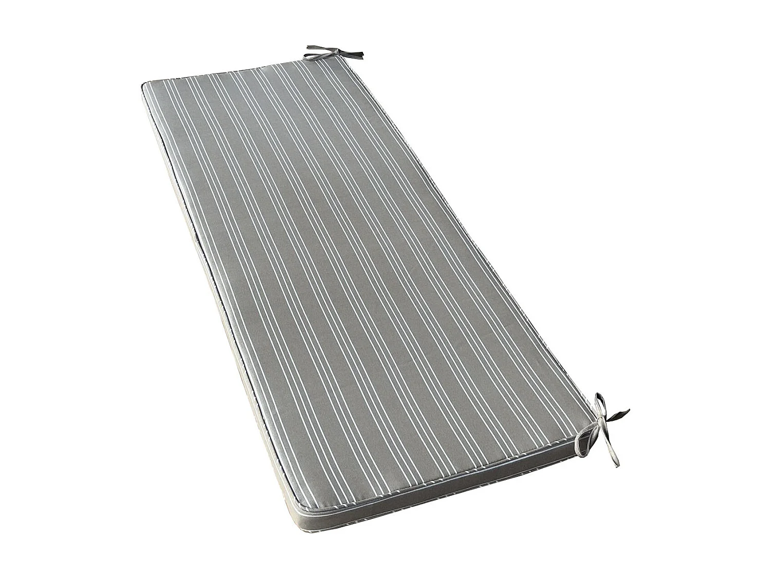 MilaniHome.it - Cuscino in poliestere sfoderabile e idrorepellente di design per esterno giardino cm 110 l x 45 p x 4 hdi coloreTortora