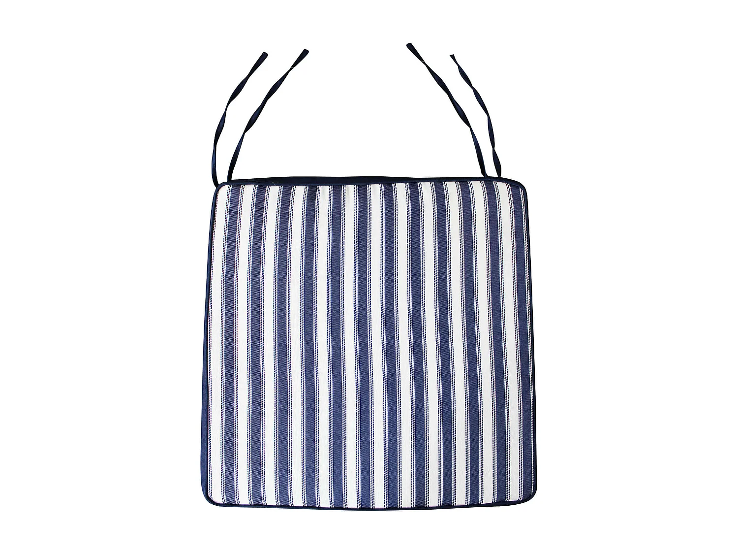 MilaniHome.it - Cuscino in poliestere sfoderabile e idrorepellente di design per esterno giardino cm 39 l x 39 p x 4 hdi coloreBlu