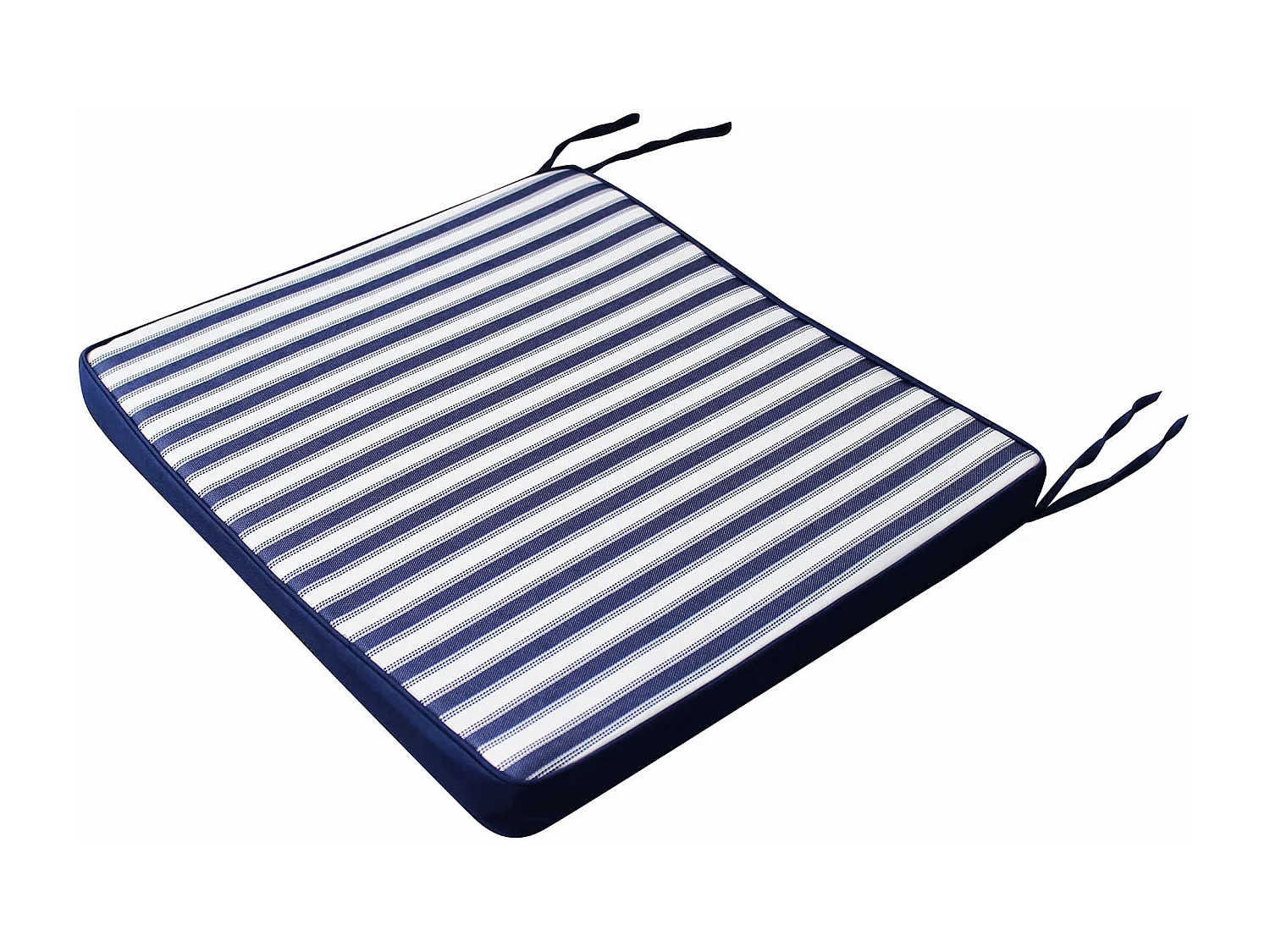 MilaniHome.it - Cuscino in poliestere sfoderabile e idrorepellente di design per esterno giardino cm 45 l x 50 p x 4 hdi coloreBlu