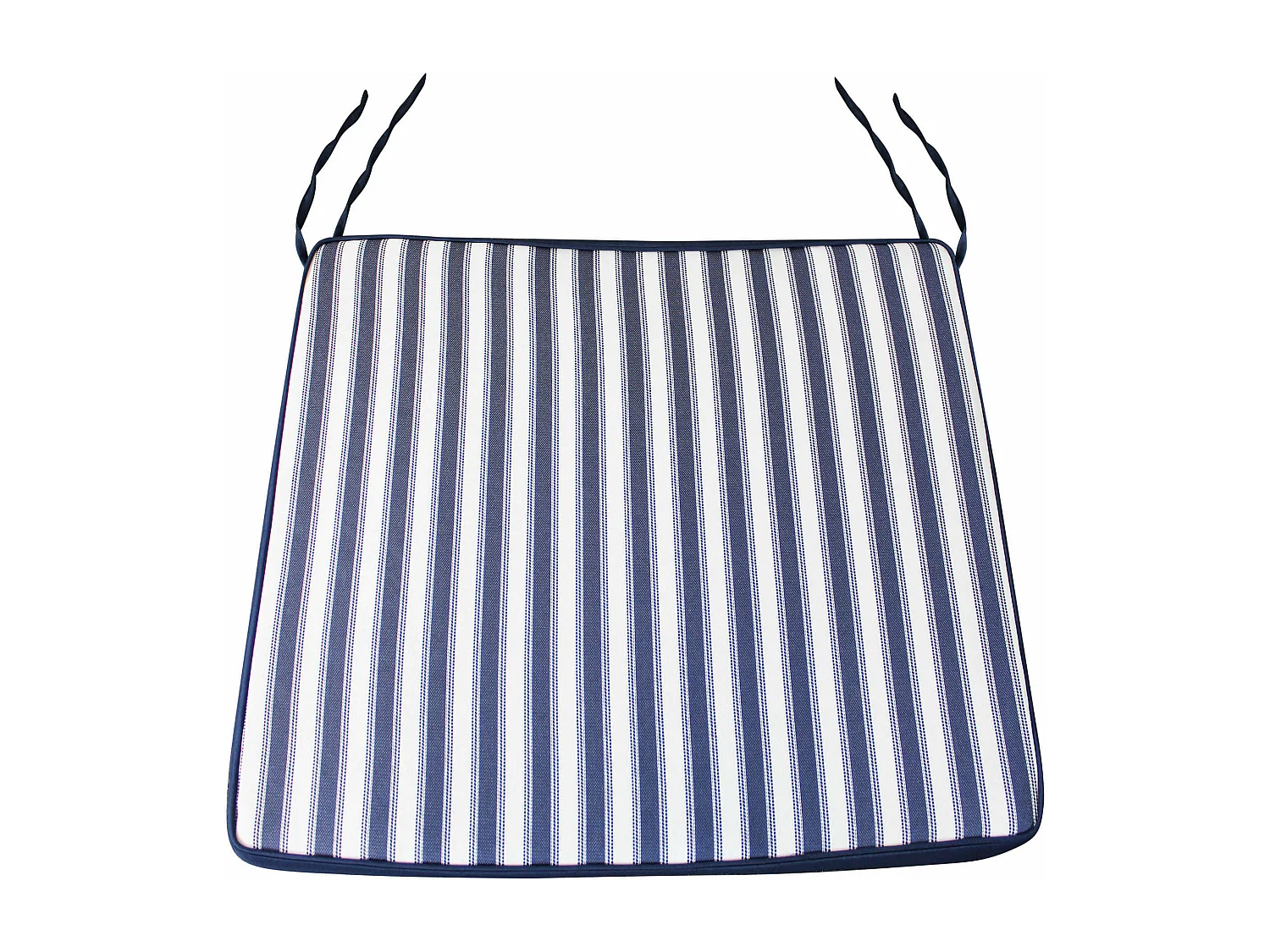 MilaniHome.it - Cuscino in poliestere sfoderabile e idrorepellente di design per esterno giardino cm 45 l x 50 p x 4 hdi coloreBlu