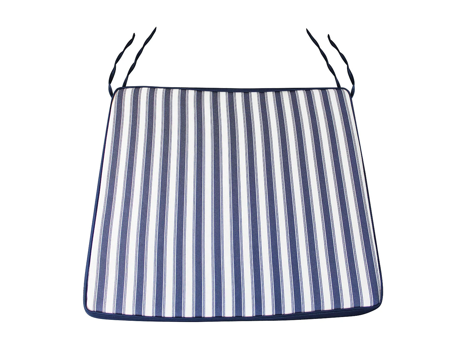 MilaniHome.it - Cuscino in poliestere sfoderabile e idrorepellente di design per esterno giardino cm 45 l x 50 p x 4 hdi coloreBlu