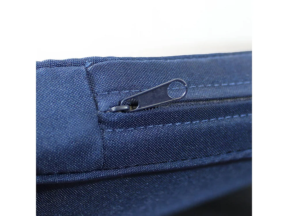 MilaniHome.it - Cuscino in poliestere sfoderabile e idrorepellente di design per esterno giardino cm 45 l x 50 p x 4 hdi coloreBlu