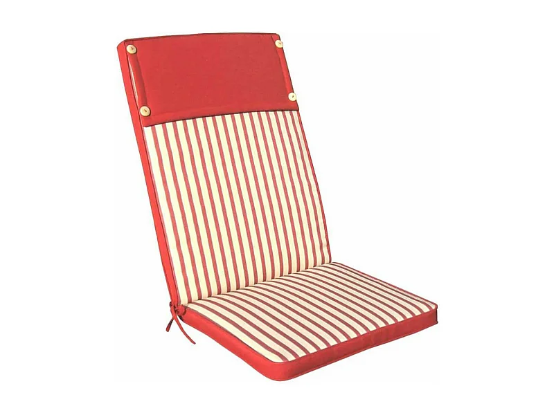 MilaniHome.it - Cuscino in poliestere sfoderabile e idrorepellente di design per esterno giardino cm 45 l x 150 p x 4 hdi coloreRosso