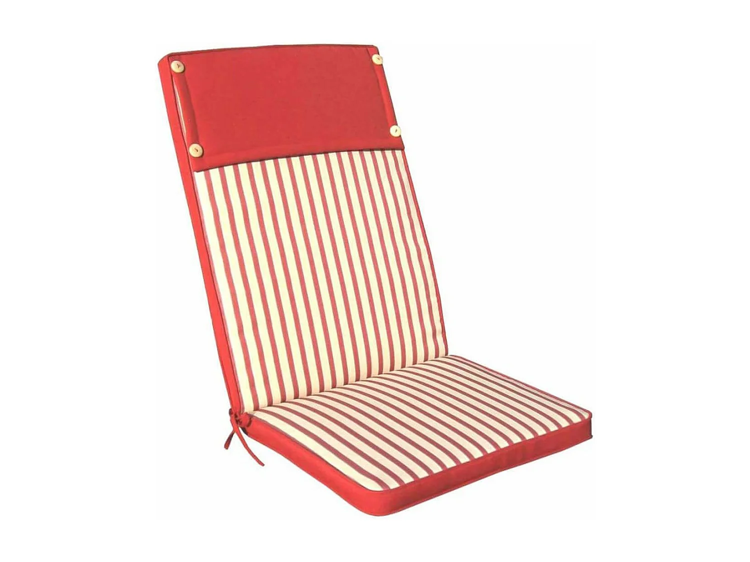 MilaniHome.it - Cuscino in poliestere sfoderabile e idrorepellente di design per esterno giardino cm 45 l x 150 p x 4 hdi coloreRosso