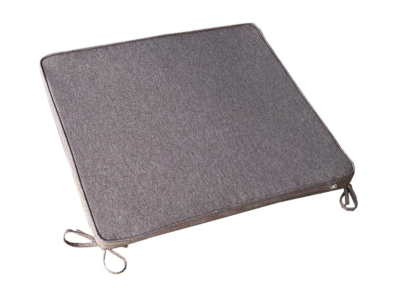 MilaniHome.it - Cuscino in poliestere sfoderabile e idrorepellente di design per esterno giardino cm 45 l x 50 p x 4 hdi coloreTortora