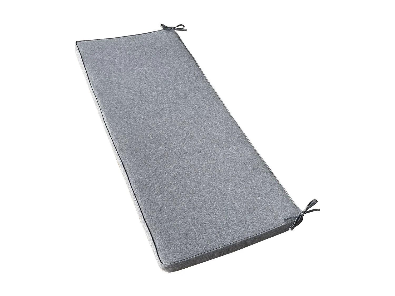 MilaniHome.it - Cuscino in poliestere sfoderabile e idrorepellente di design per esterno giardino cm 110 l x 45 p x 4 hdi coloreGrigio chiaro