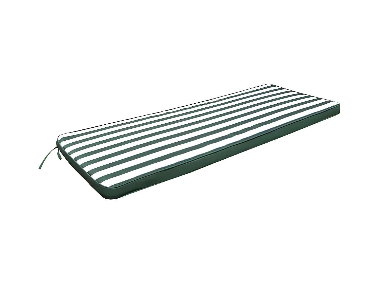 MilaniHome.it - Cuscino in poliestere sfoderabile e idrorepellente di design per esterno giardino cm 110 l x 45 p x 4 hdi coloreVerde