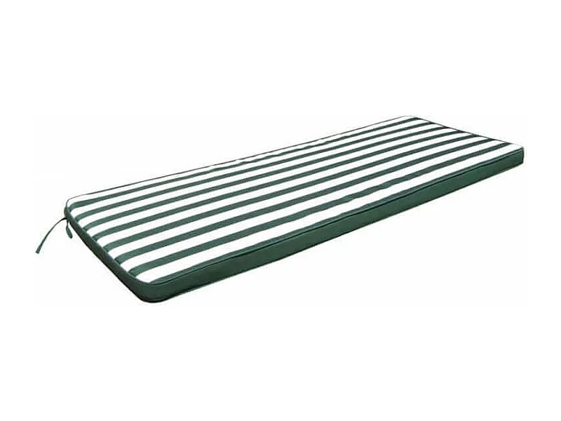 MilaniHome.it - Cuscino in poliestere sfoderabile e idrorepellente di design per esterno giardino cm 110 l x 45 p x 4 hdi coloreVerde