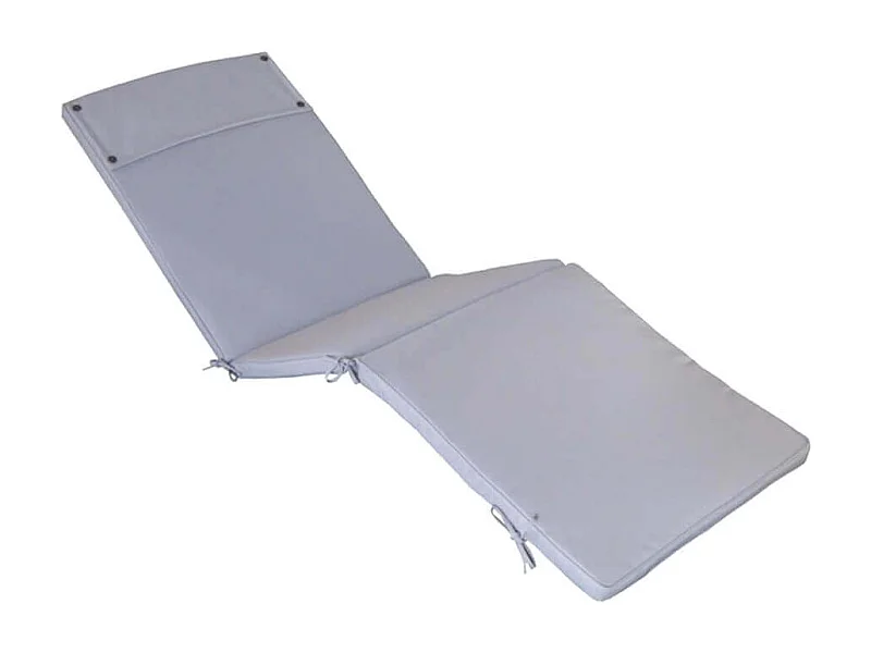 MilaniHome.it - Cuscino in poliestere sfoderabile e idrorepellente di design per esterno giardino cm 59 l x 194,5 p x 4 hdi coloreGrigio