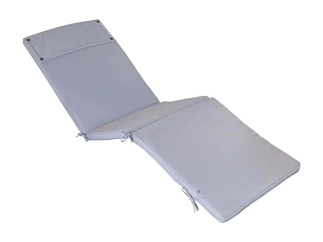 MilaniHome.it - Cuscino in poliestere sfoderabile e idrorepellente di design per esterno giardino cm 59 l x 194,5 p x 4 hdi coloreGrigio