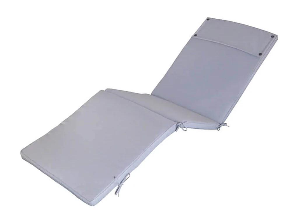 MilaniHome.it - Cuscino in poliestere sfoderabile e idrorepellente di design per esterno giardino cm 59 l x 194,5 p x 4 hdi coloreGrigio