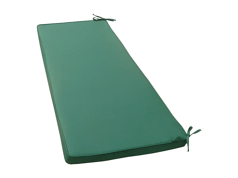 MilaniHome.it - Cuscino in poliestere sfoderabile e idrorepellente di design per esterno giardino cm 110 l x 45 p x 4 hdi coloreVerde