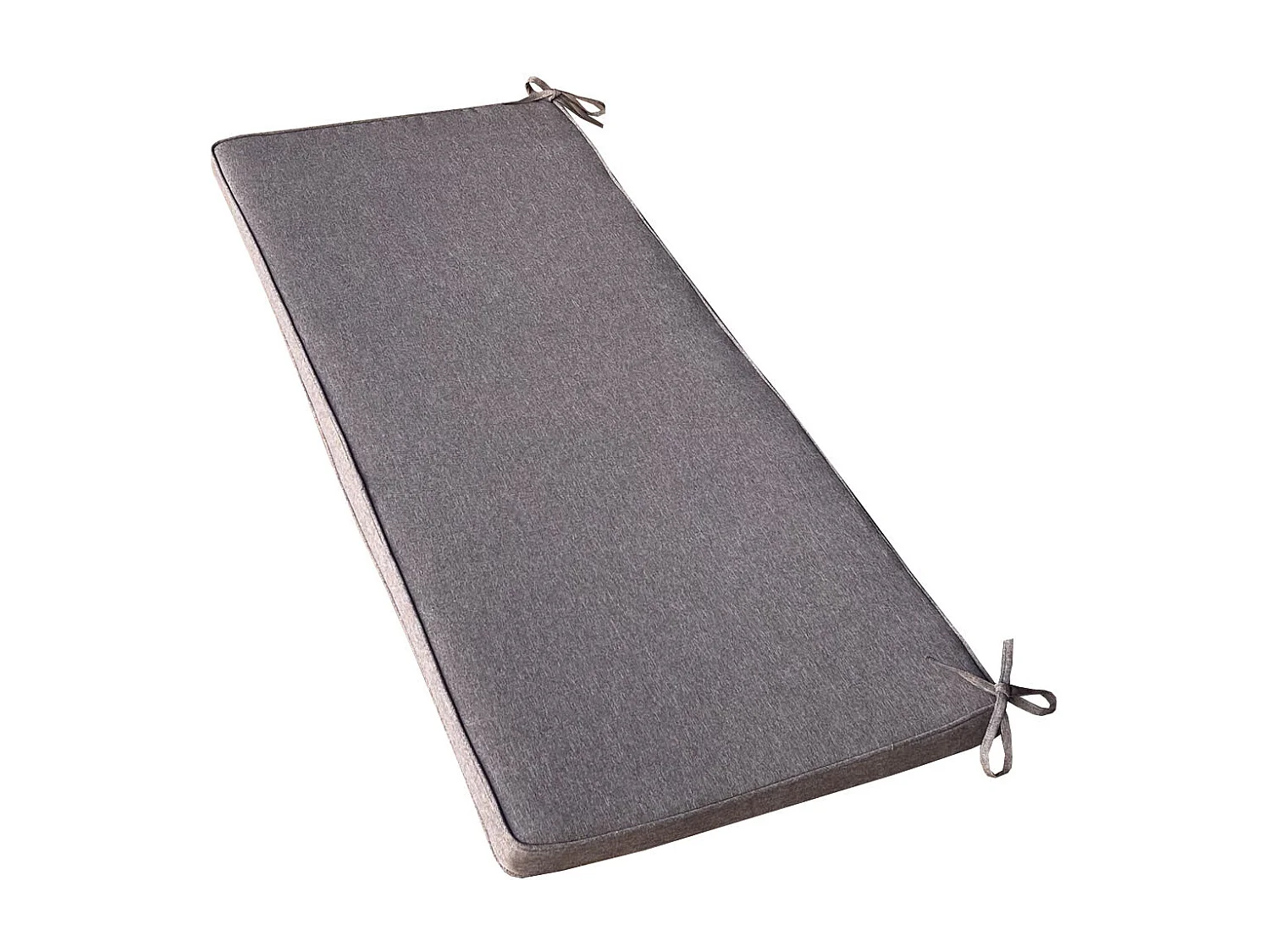 MilaniHome.it - Cuscino in poliestere sfoderabile e idrorepellente di design per esterno giardino cm 110 l x 45 p x 4 hdi coloreTortora