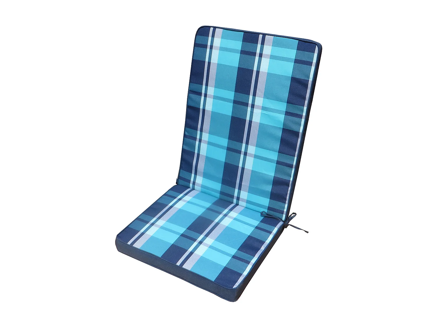 MilaniHome.it - Cuscino in poliestere sfoderabile e idrorepellente di design per esterno giardino cm 40 l x 90 p x 4 hdi coloreBlu