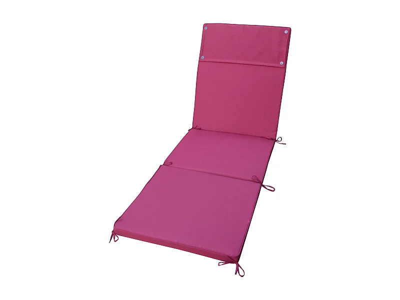 MilaniHome.it - Cuscino in poliestere sfoderabile e idrorepellente di design per esterno giardino cm 59 l x 194,5 p x 4 hdi coloreMagenta