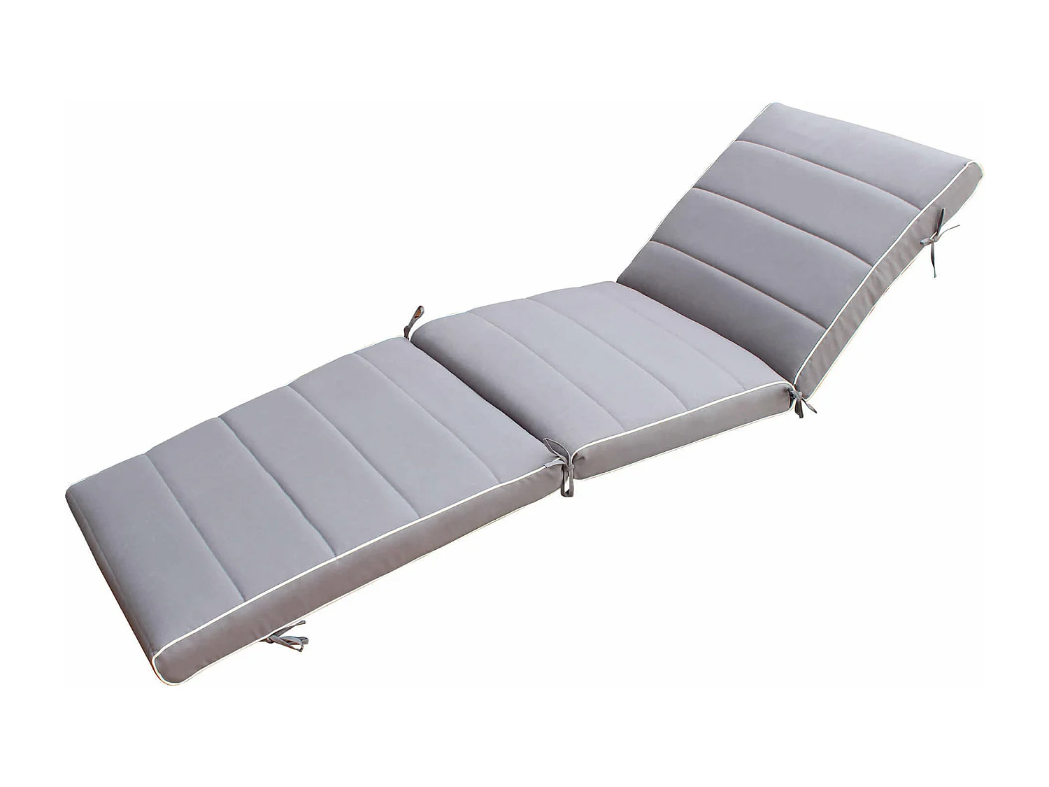 MilaniHome.it - Cuscino in poliestere sfoderabile e idrorepellente di design per esterno giardino cm 57 l x 185 p x 8 hdi coloreGrigio