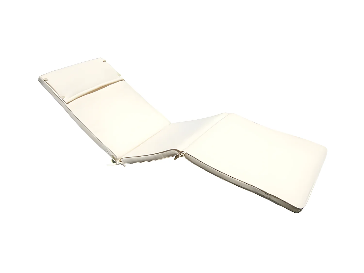 MilaniHome.it - Cuscino in poliestere sfoderabile e idrorepellente di design per esterno giardino cm 59 l x 194,5 p x 4 hdi coloreEcrù