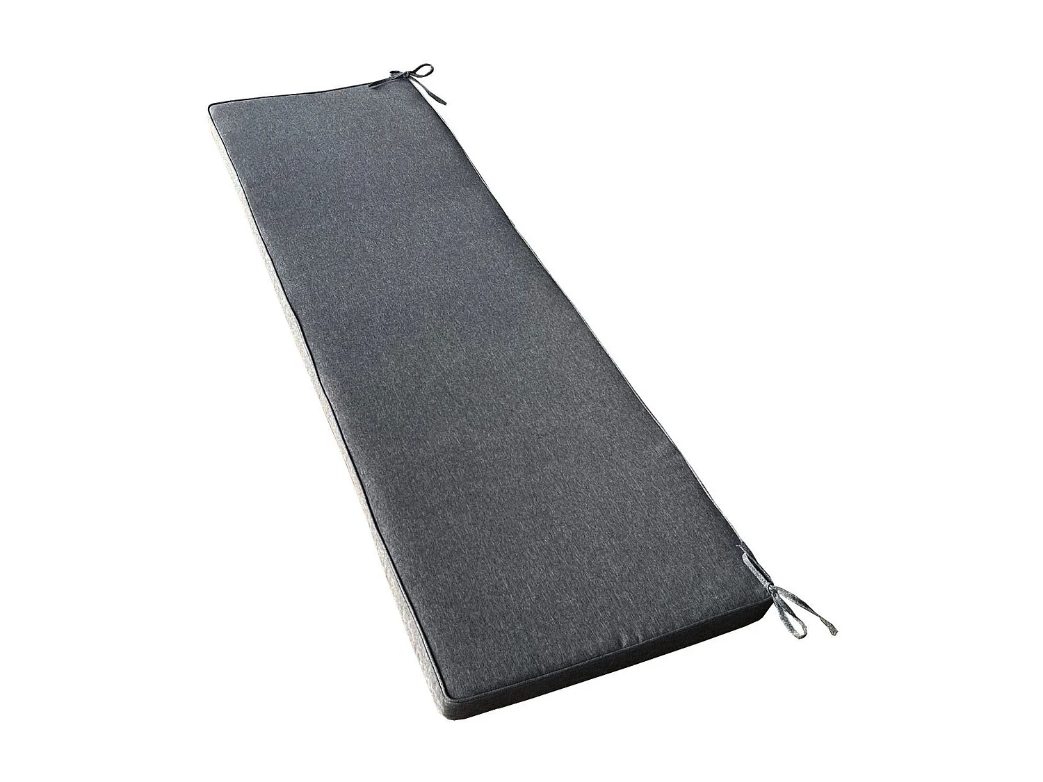 MilaniHome.it - Cuscino in poliestere sfoderabile e idrorepellente di design per esterno giardino cm 150 l x 45 p x 4 hdi coloreGrigio scuro