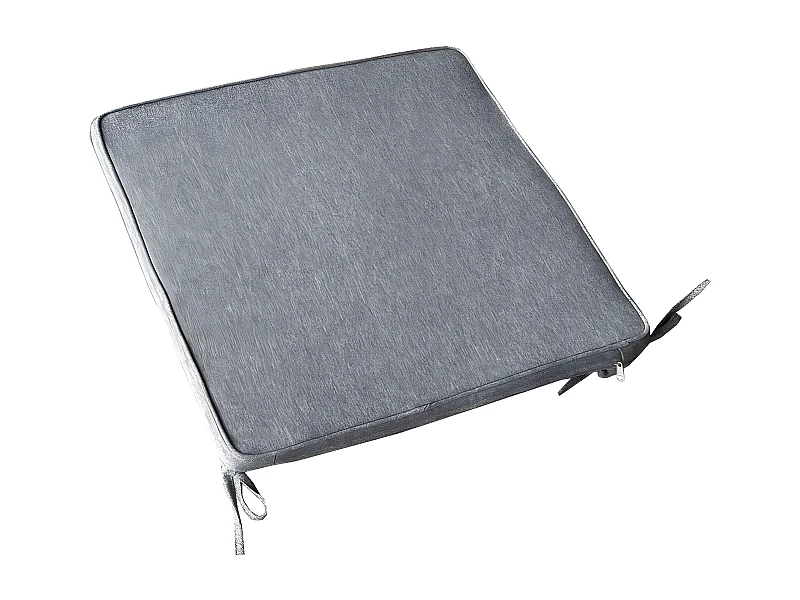 MilaniHome.it - Cuscino in poliestere sfoderabile e idrorepellente di design per esterno giardino cm 45 l x 50 p x 4 hdi coloreGrigio chiaro