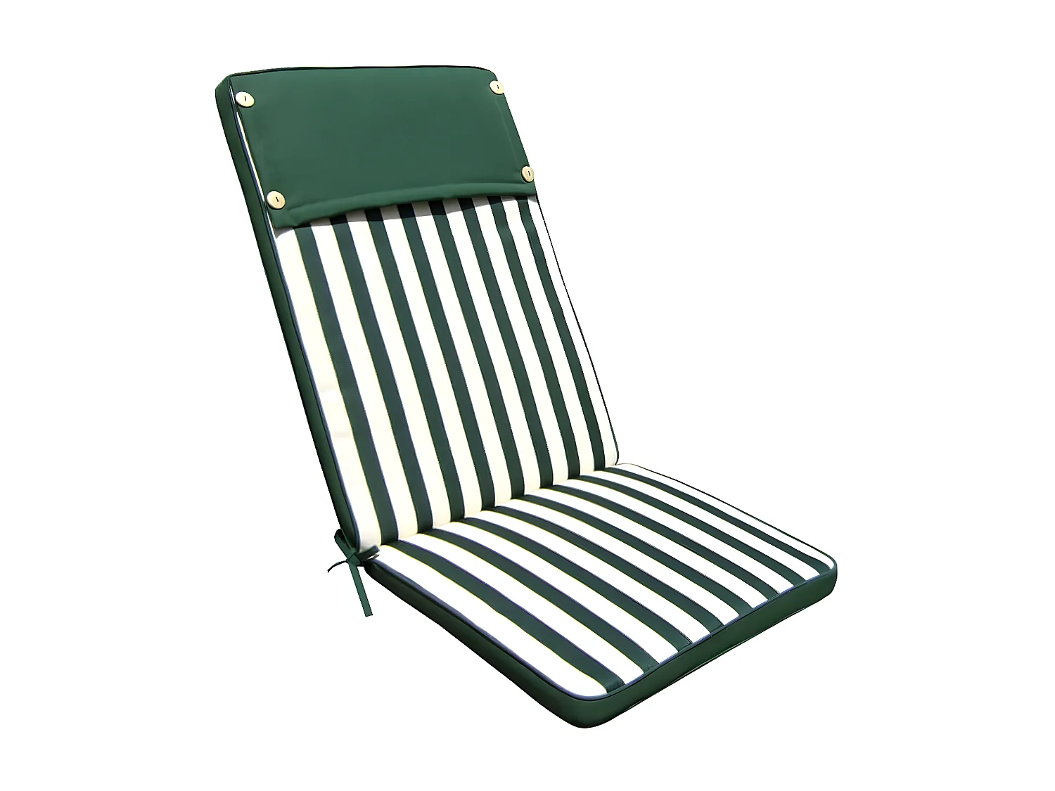 MilaniHome.it - Cuscino in poliestere sfoderabile e idrorepellente di design per esterno giardino cm 45 l x 150 p x 4 hdi coloreVerde