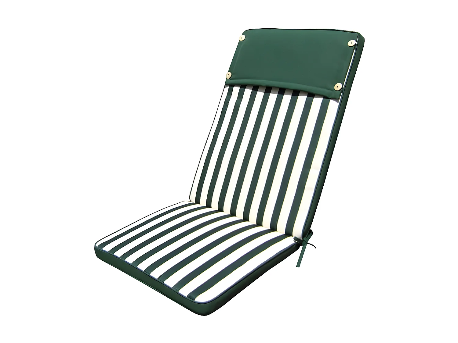 MilaniHome.it - Cuscino in poliestere sfoderabile e idrorepellente di design per esterno giardino cm 45 l x 150 p x 4 hdi coloreVerde