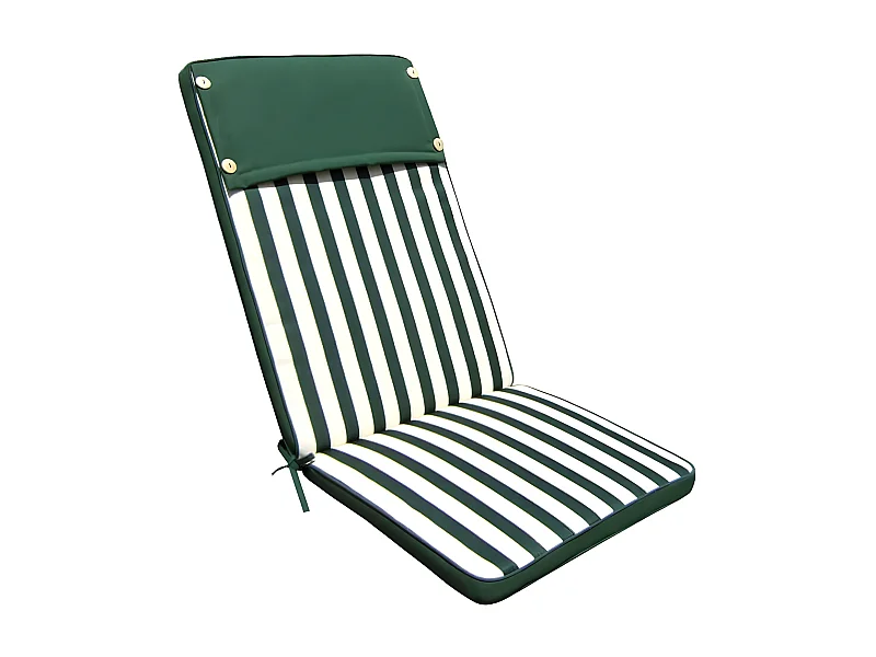 MilaniHome.it - Cuscino in poliestere sfoderabile e idrorepellente di design per esterno giardino cm 45 l x 150 p x 4 hdi coloreVerde