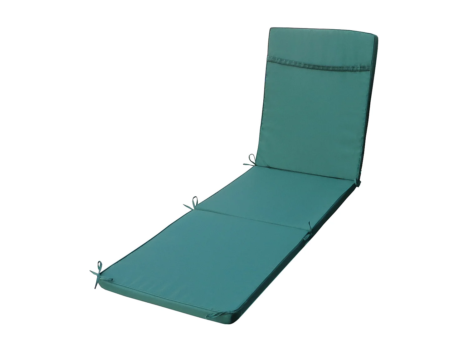 MilaniHome.it - Cuscino in poliestere sfoderabile e idrorepellente di design per esterno giardino cm 59 l x 194,5 p x 4 hdi coloreVerde