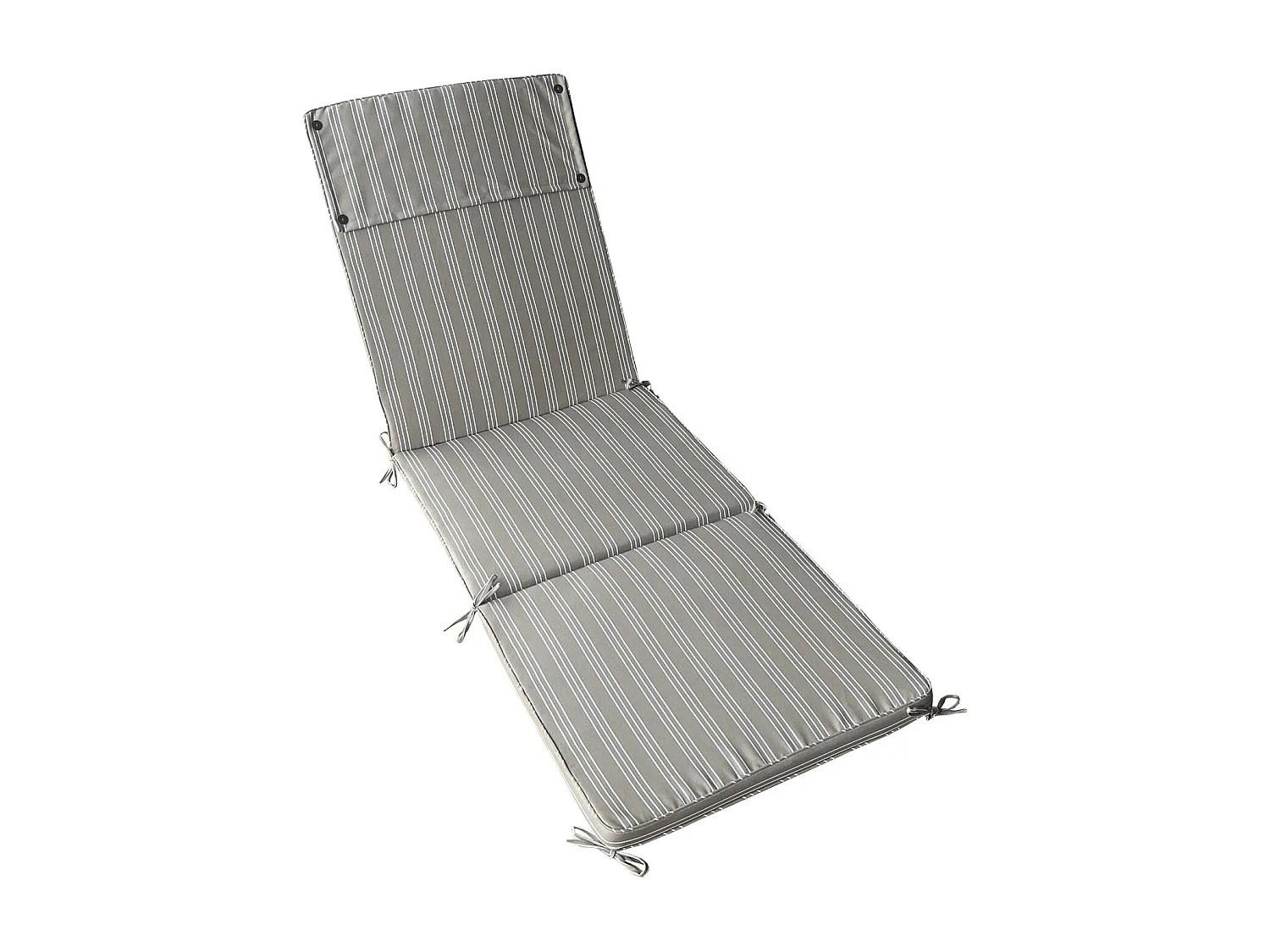 MilaniHome.it - Cuscino in poliestere sfoderabile e idrorepellente di design per esterno giardino cm 59 l x 194,5 p x 4 hdi coloreTortora