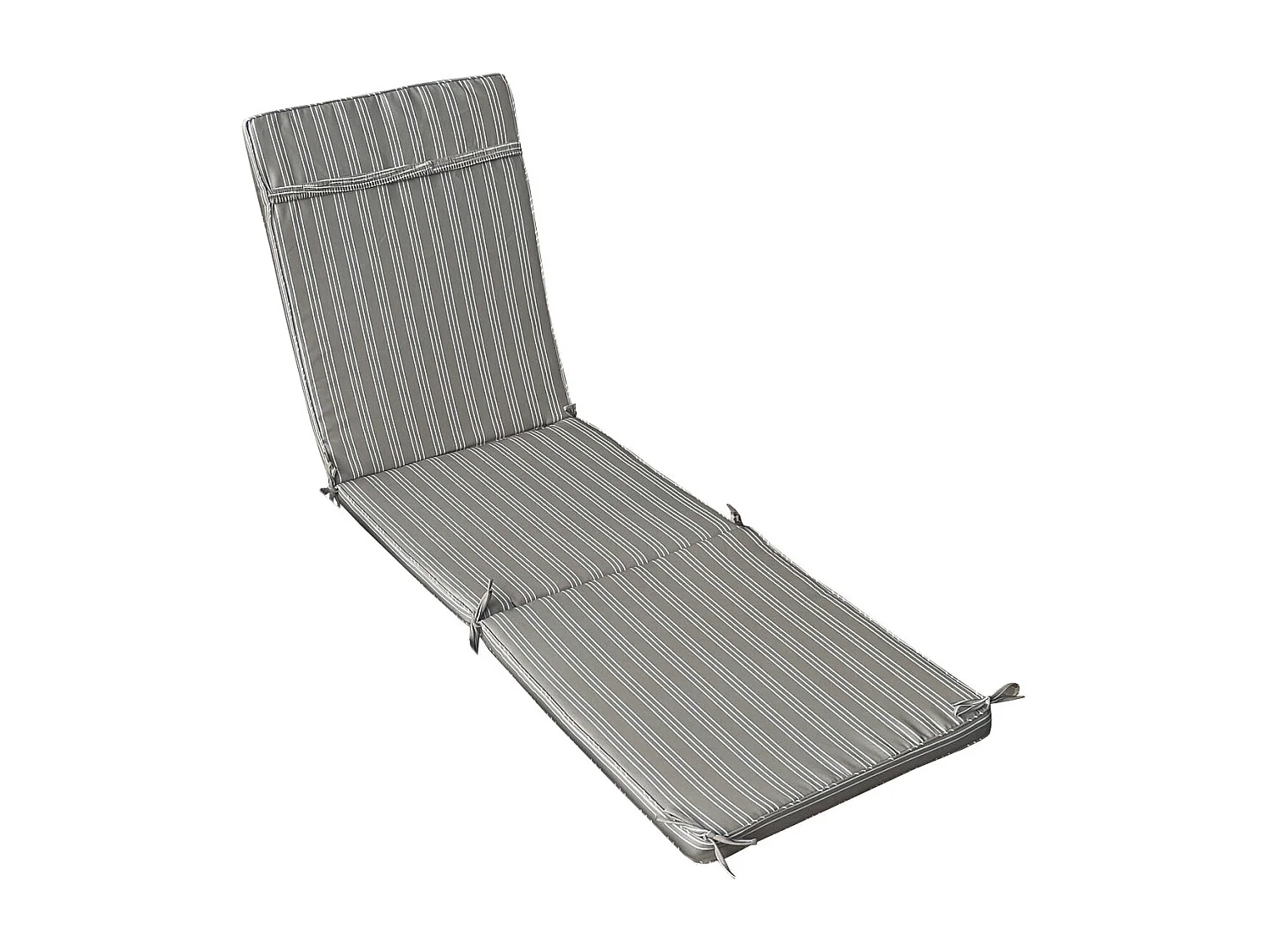 MilaniHome.it - Cuscino in poliestere sfoderabile e idrorepellente di design per esterno giardino cm 59 l x 194,5 p x 4 hdi coloreTortora