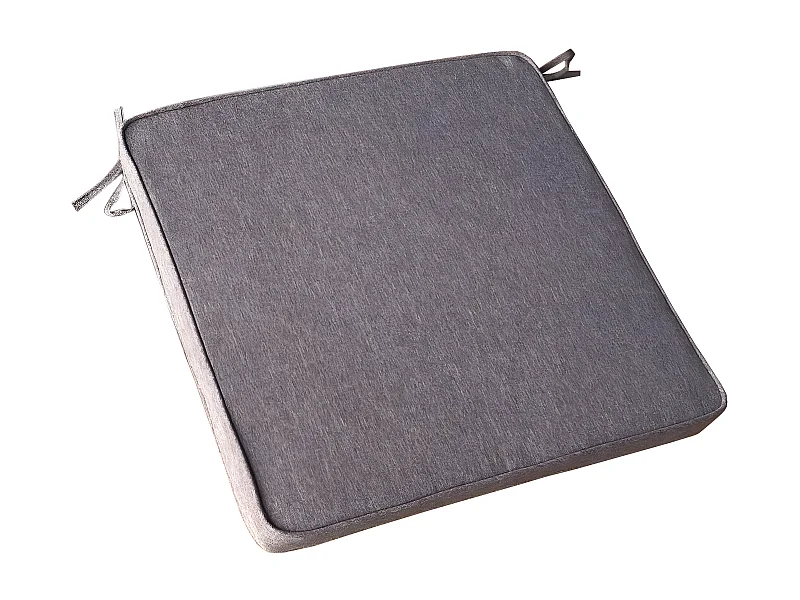 MilaniHome.it - Cuscino in poliestere sfoderabile e idrorepellente di design per esterno giardino cm 39 l x 39 p x 4 hdi coloreTortora