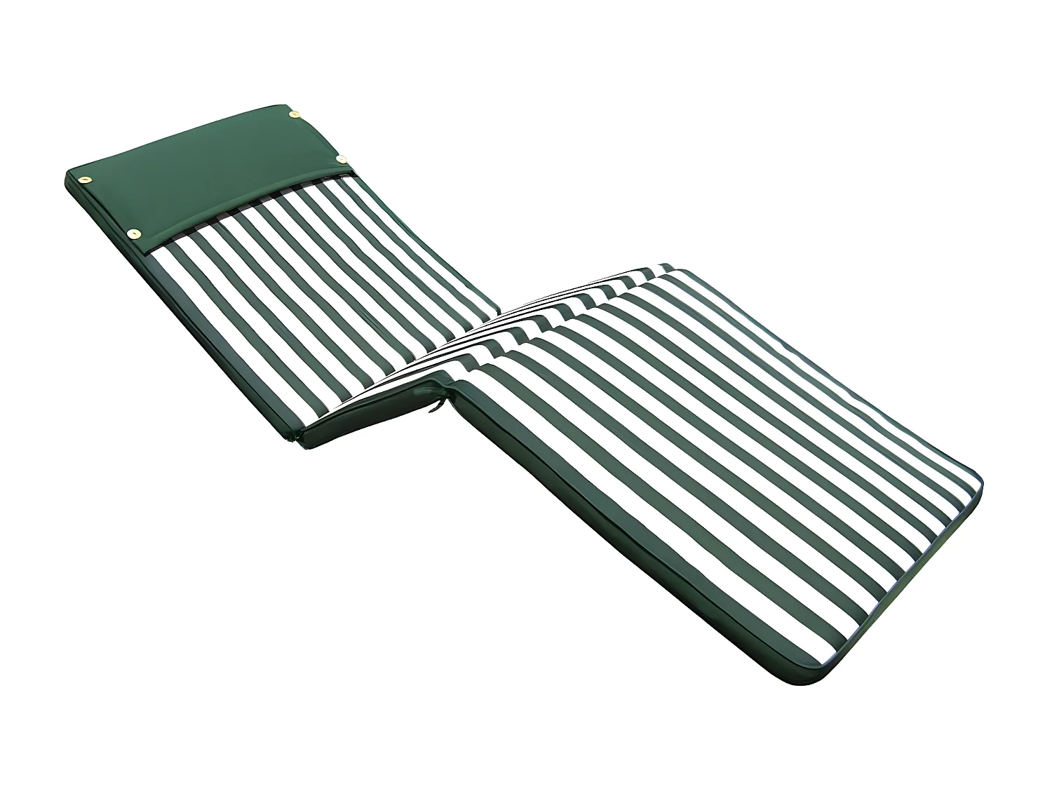 MilaniHome.it - Cuscino in poliestere sfoderabile e idrorepellente di design per esterno giardino cm 59 l x 194,5 p x 4 hdi coloreVerde