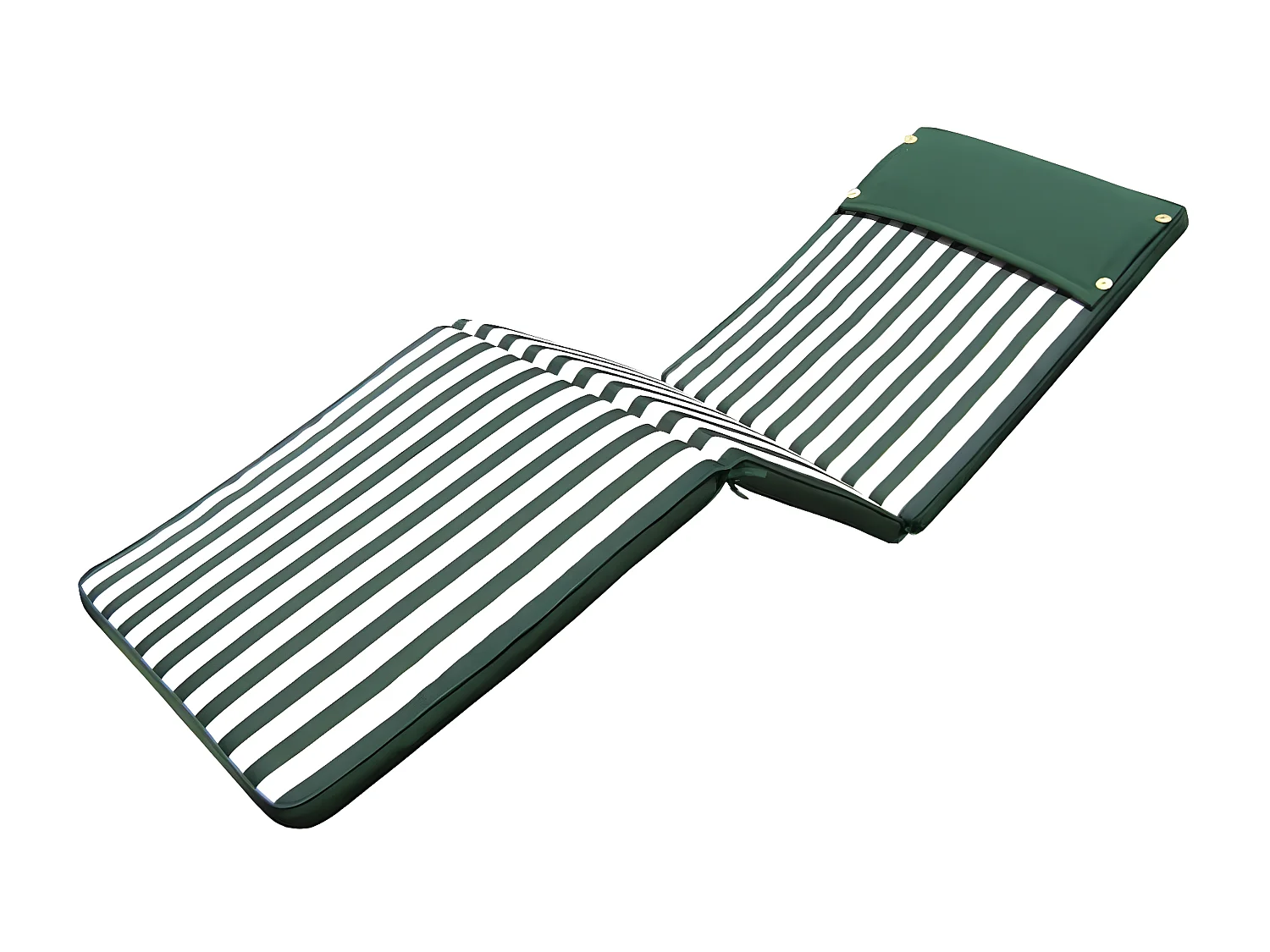 MilaniHome.it - Cuscino in poliestere sfoderabile e idrorepellente di design per esterno giardino cm 59 l x 194,5 p x 4 hdi coloreVerde