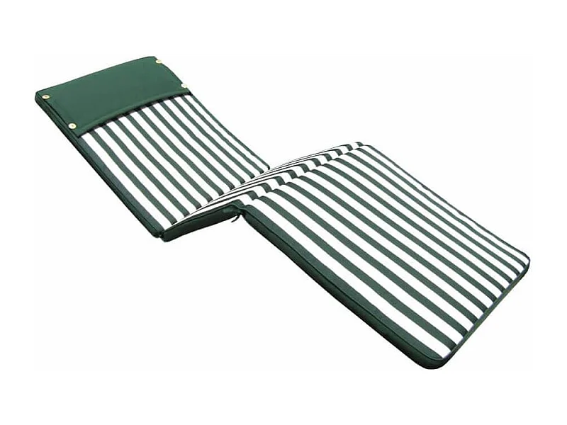 MilaniHome.it - Cuscino in poliestere sfoderabile e idrorepellente di design per esterno giardino cm 59 l x 194,5 p x 4 hdi coloreVerde