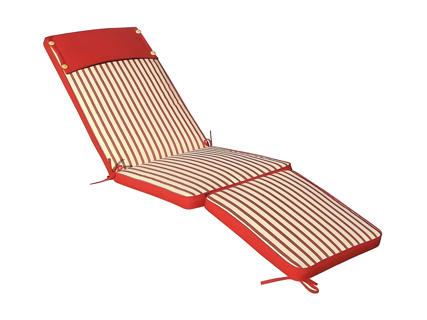 MilaniHome.it - Cuscino in poliestere sfoderabile e idrorepellente di design per esterno giardino cm 49 l x 175 p x 4 hdi coloreRosso