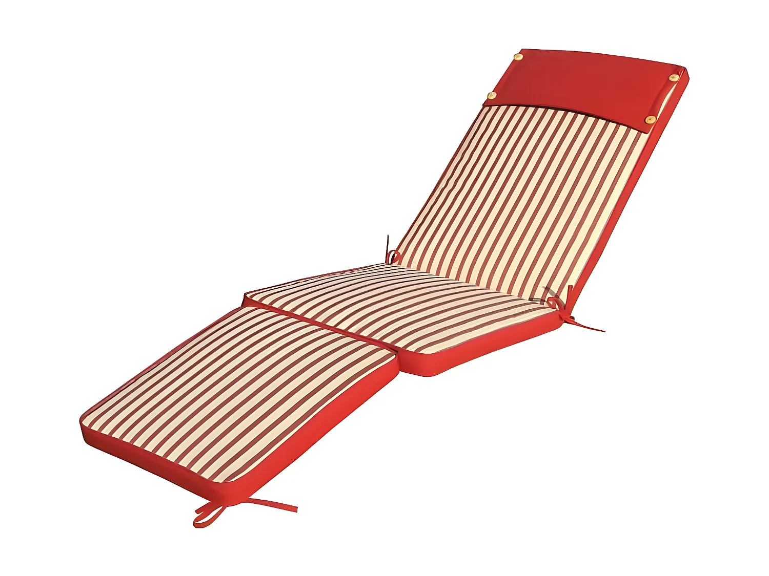 MilaniHome.it - Cuscino in poliestere sfoderabile e idrorepellente di design per esterno giardino cm 49 l x 175 p x 4 hdi coloreRosso